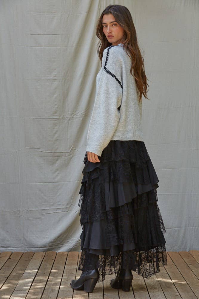 Everyday Stitch Knit Crewneck Sweater