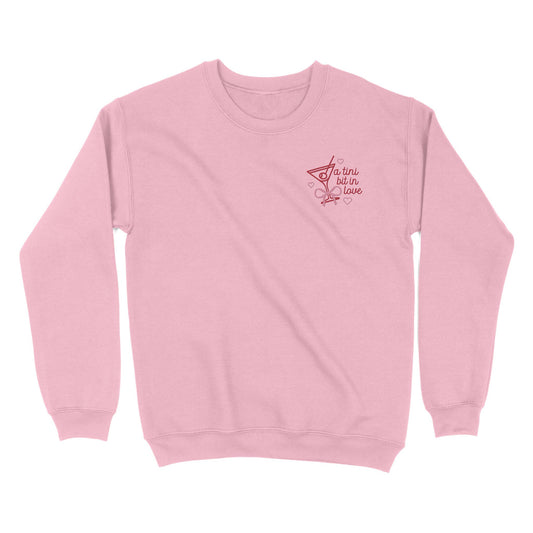 A Tini Bit In Love Embroidered Sweatshirt