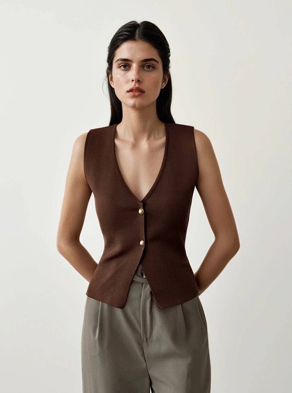 Two-Button Vest