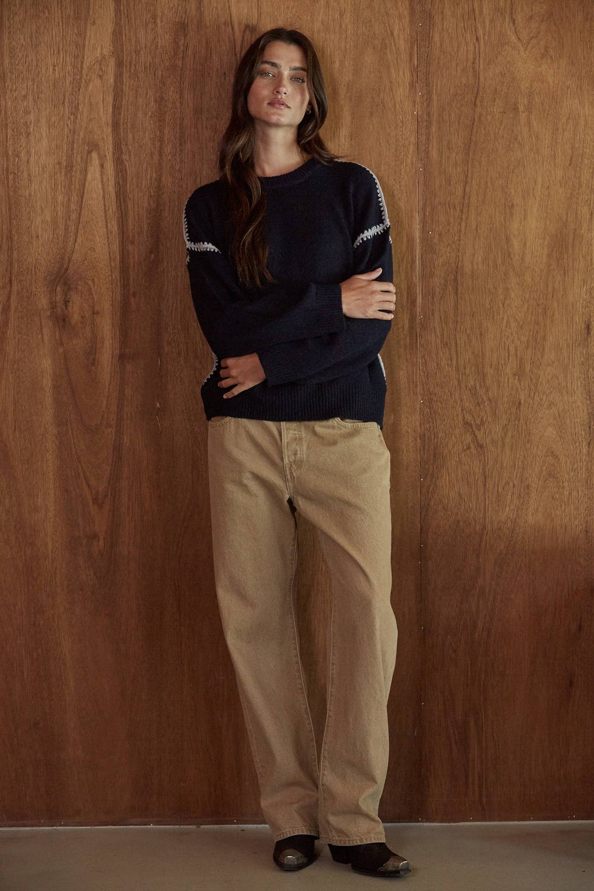 Everyday Stitch Knit Crewneck Sweater