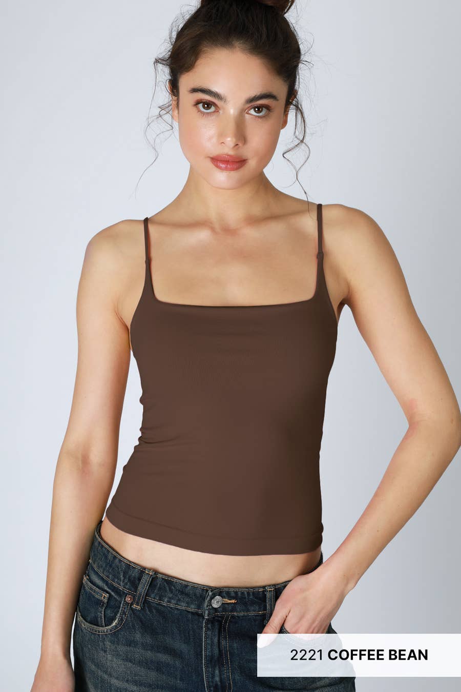 NS8372- Clean Line Square Cami