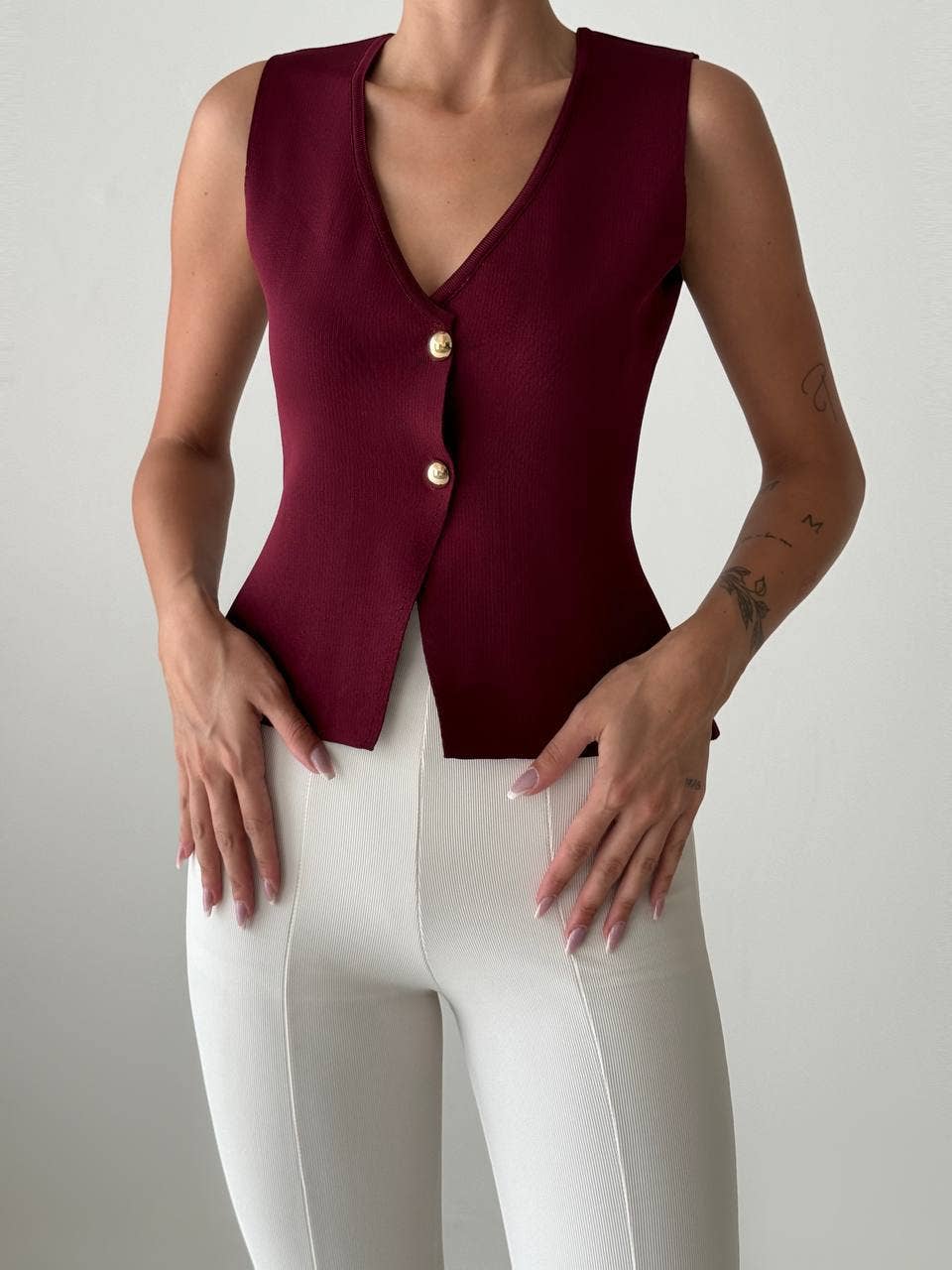 Two-Button Vest