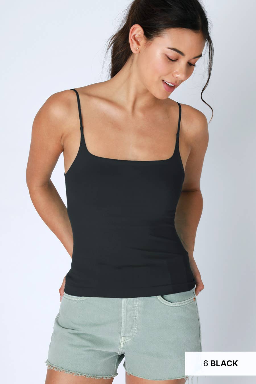 NS8372- Clean Line Square Cami
