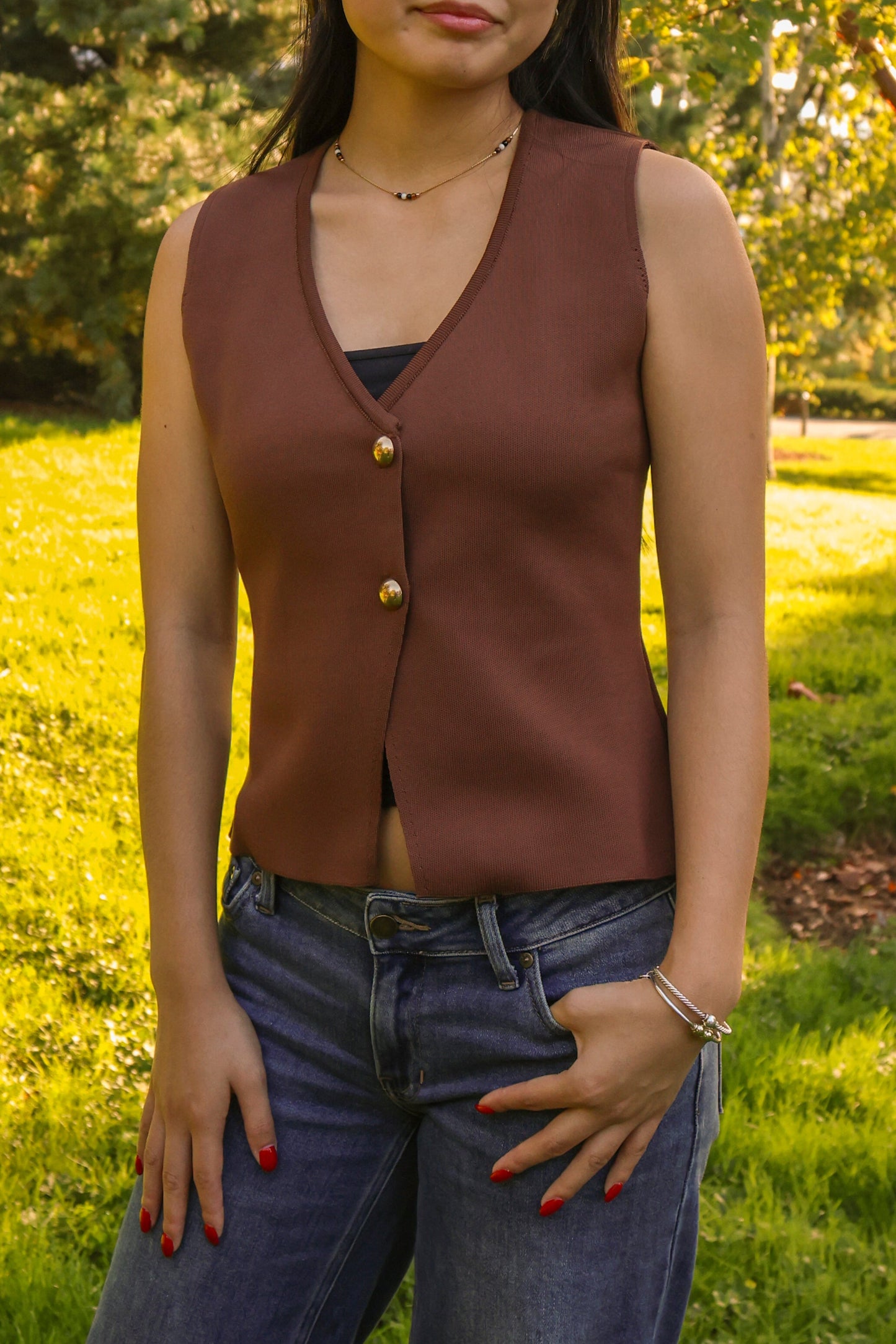 Two-Button Vest