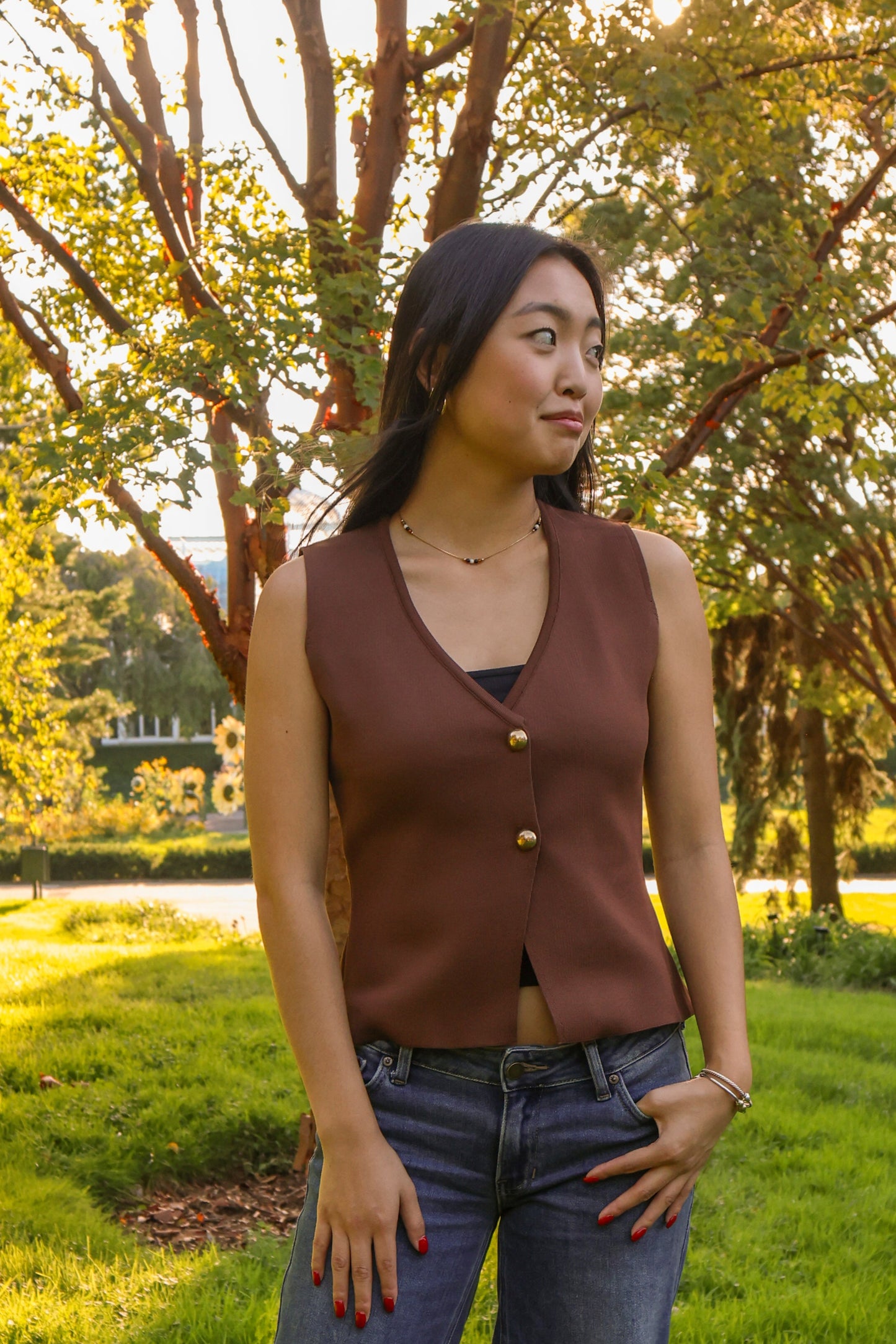Two-Button Vest