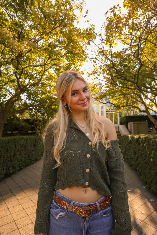 Cropped Willow Cardigan