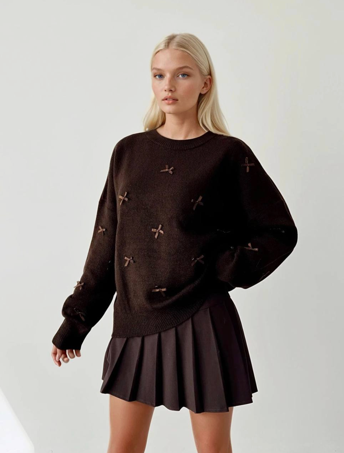 Sweaters with Small Bows