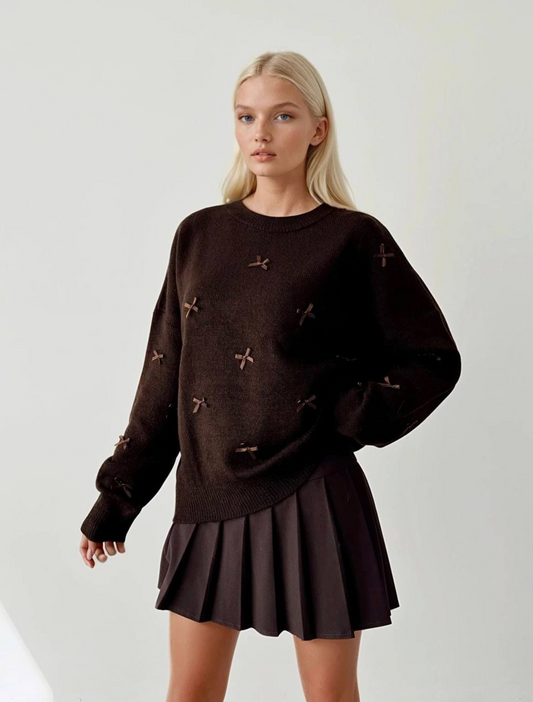 Sweaters with Small Bows