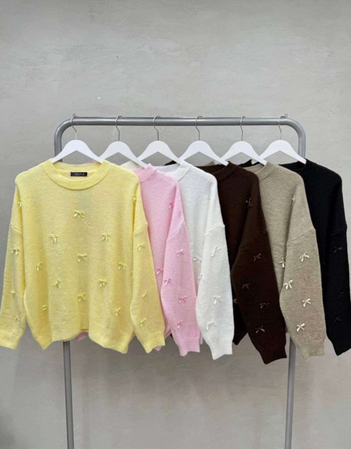 Sweaters with Small Bows