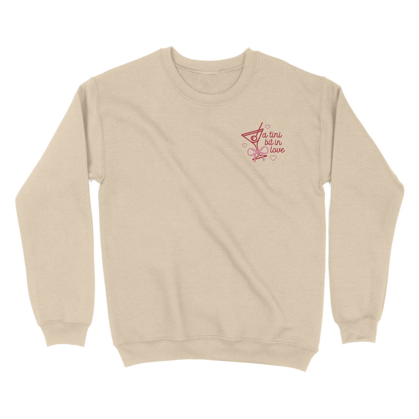 A Tini Bit In Love Embroidered Sweatshirt